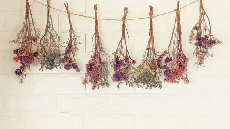 what to do with dried flowers